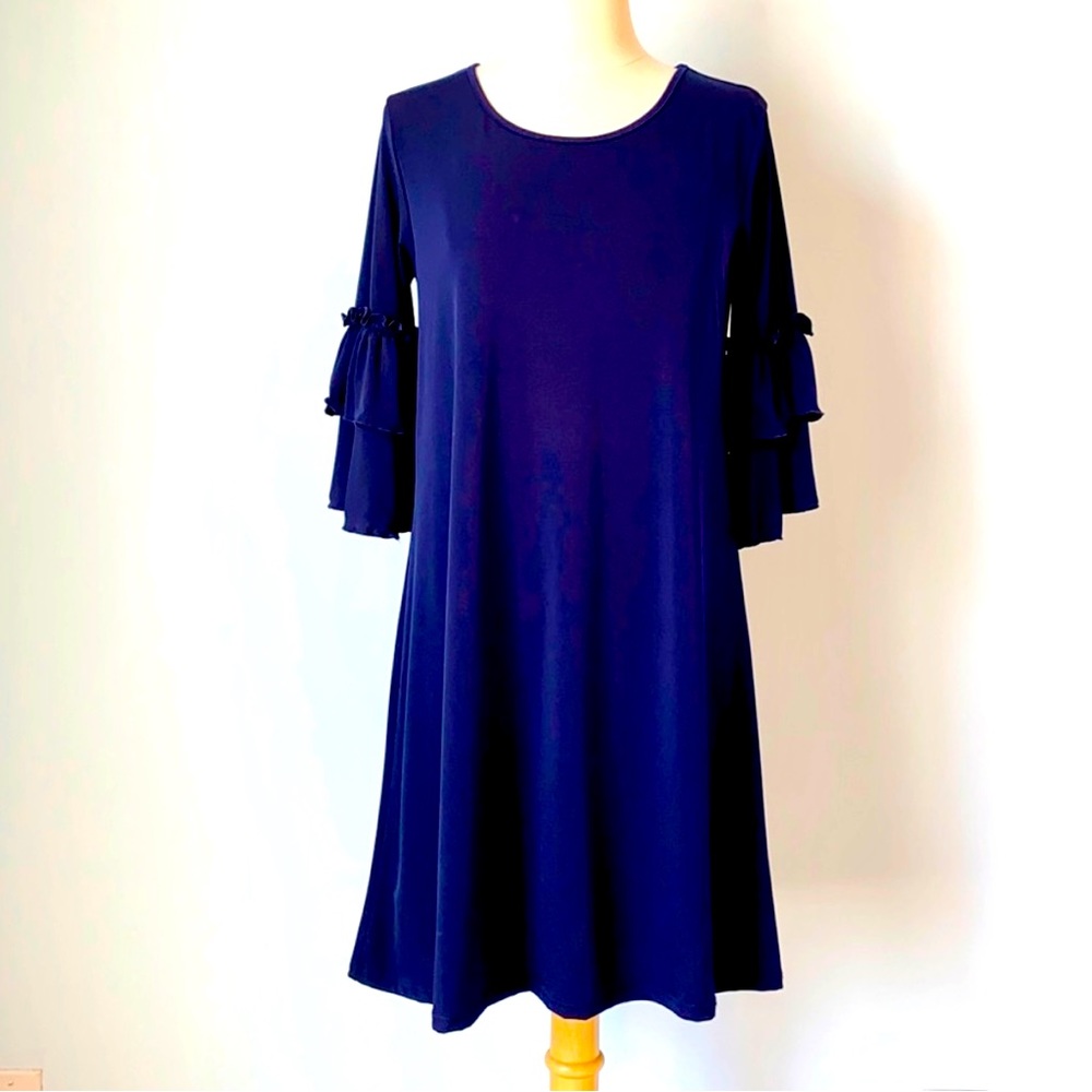 Espresso blue dress 3x NWT